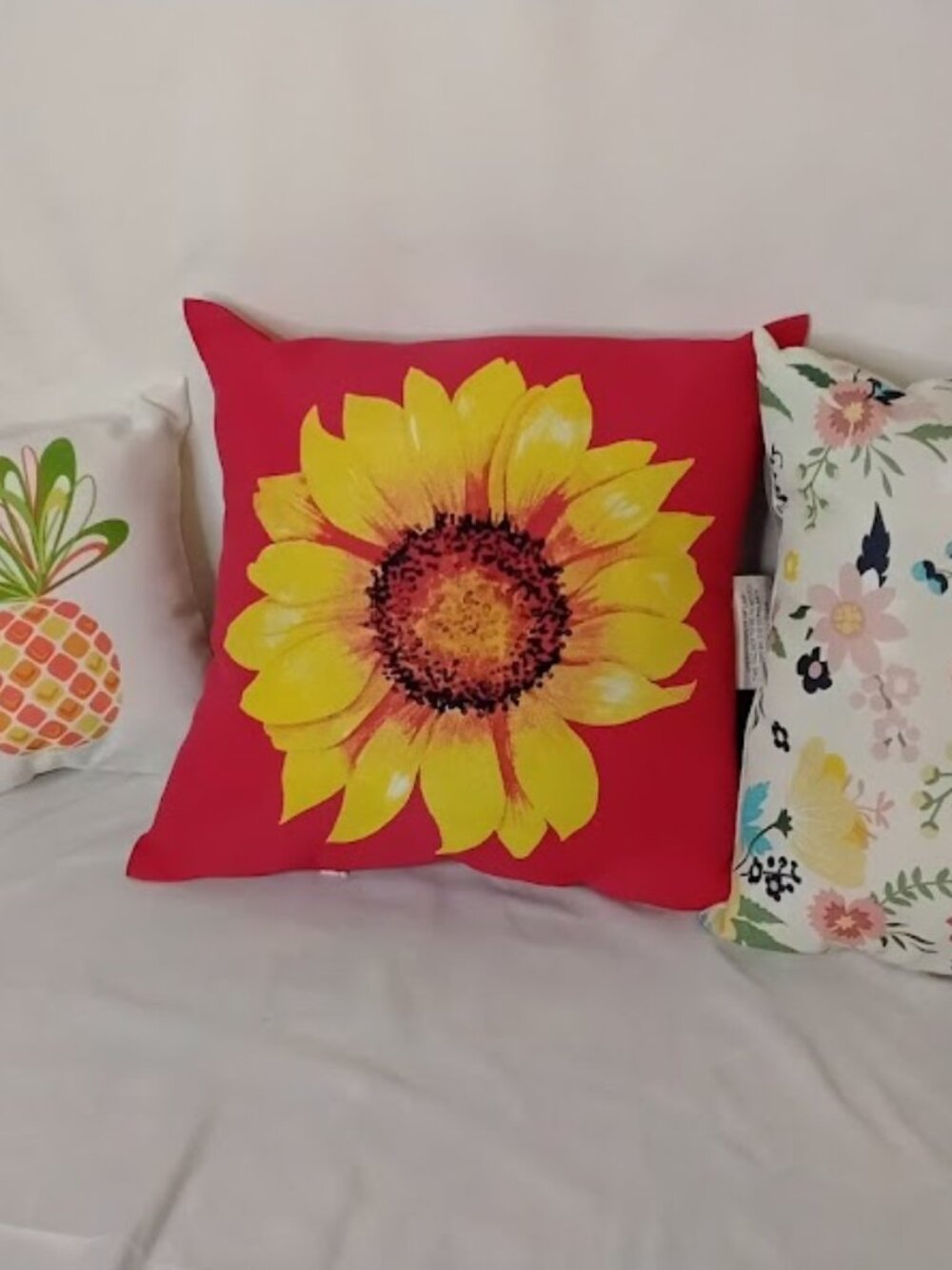 Collection of Four Colorful Pillows